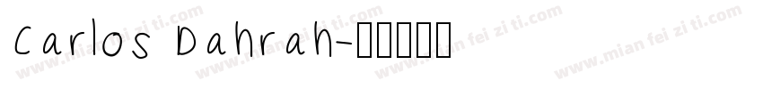 Carlos Dahrah字体转换
